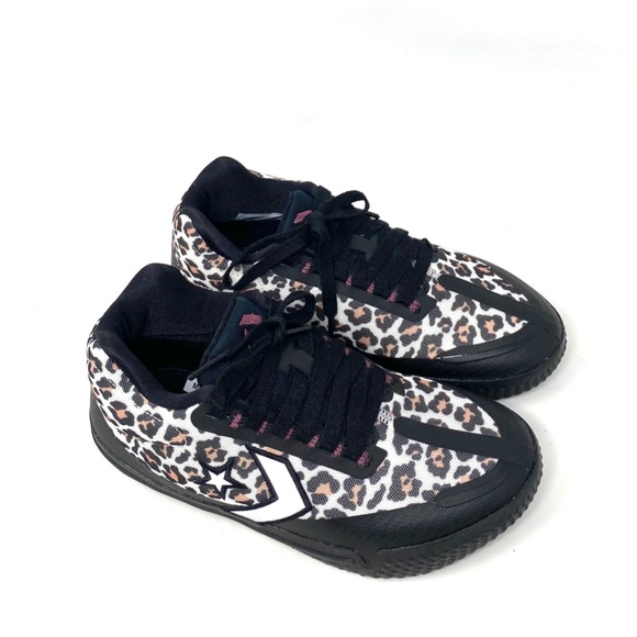 Converse All Star BB EVO Leopard Print Mid Canvas Women's Sneakers Size 172180C - Picture 3 of 10